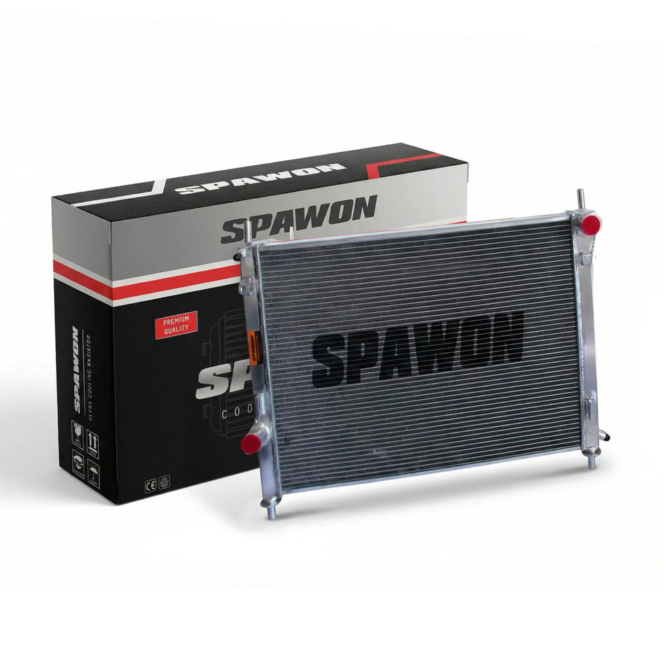 Spawon Aluminum Radiator for Ford Mustang GT / GT350 V8 5.0L (S-550 Chassis) 2016–Present