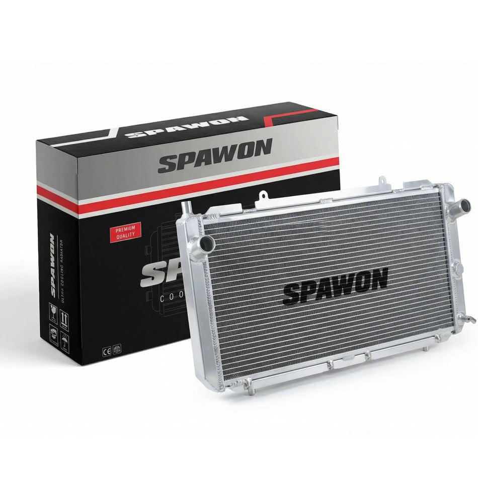 Spawon Aluminum Radiator for Toyota MR2 Turbo Coupe 2-Door 2.0L 1998CC 1991-1995