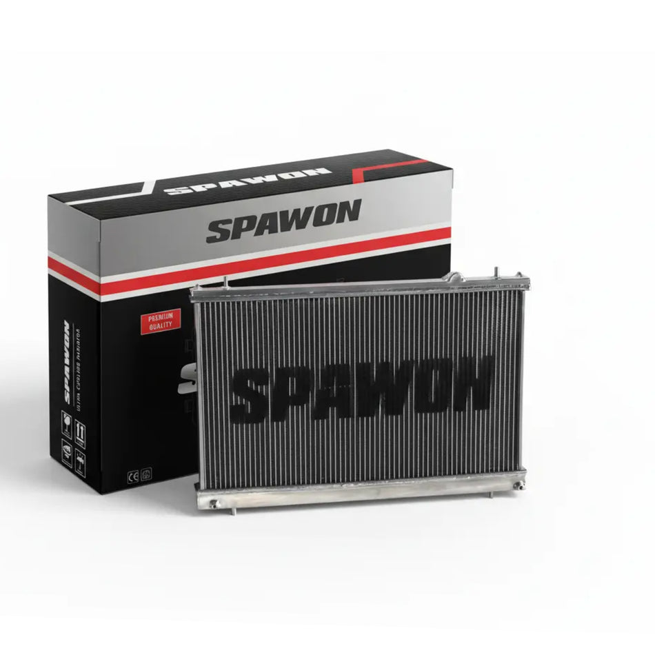Spawon Aluminum Radiator for Dodge Neon 2.4L L4 2429cc Manual 2003–2005