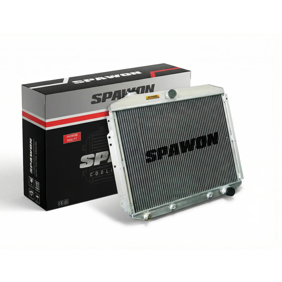 Spawon Aluminum Radiator for Ford Pickup Truck F100 / F250 / F350 Chevy V8 1953–1956