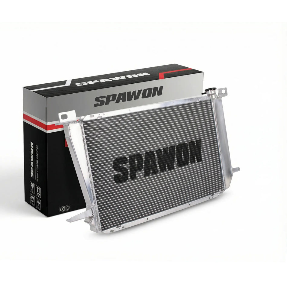 Spawon Aluminum Radiator for Ford Bronco / Ford F-150 / Ford F-250 / Ford F-250 HD / Ford F-350 1985–1997