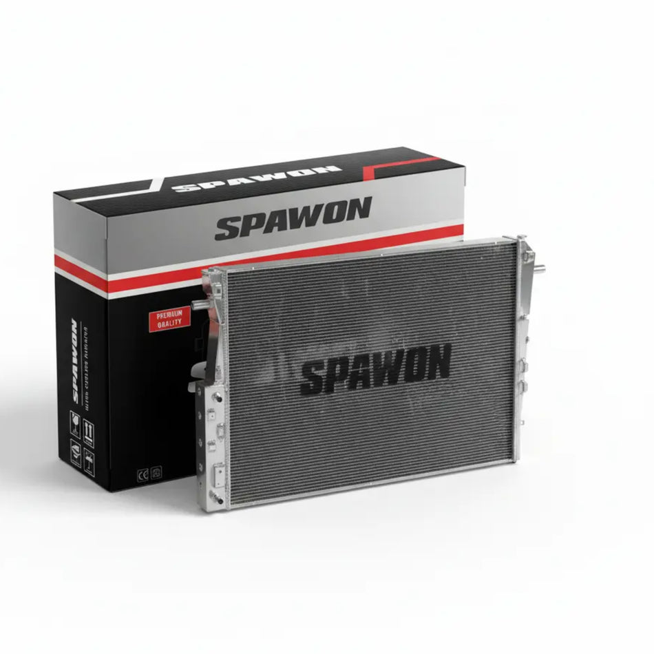 Spawon Aluminum Radiator for Ford F-250 / F-350 / F-450 / F-550 6.4L Powerstroke 2008–2010