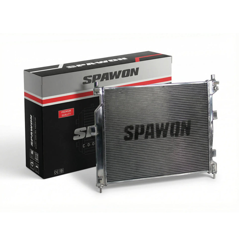 Spawon Aluminum Radiator for Dodge Durango / Jeep Grand Cherokee V6 Turbo 2016–2023