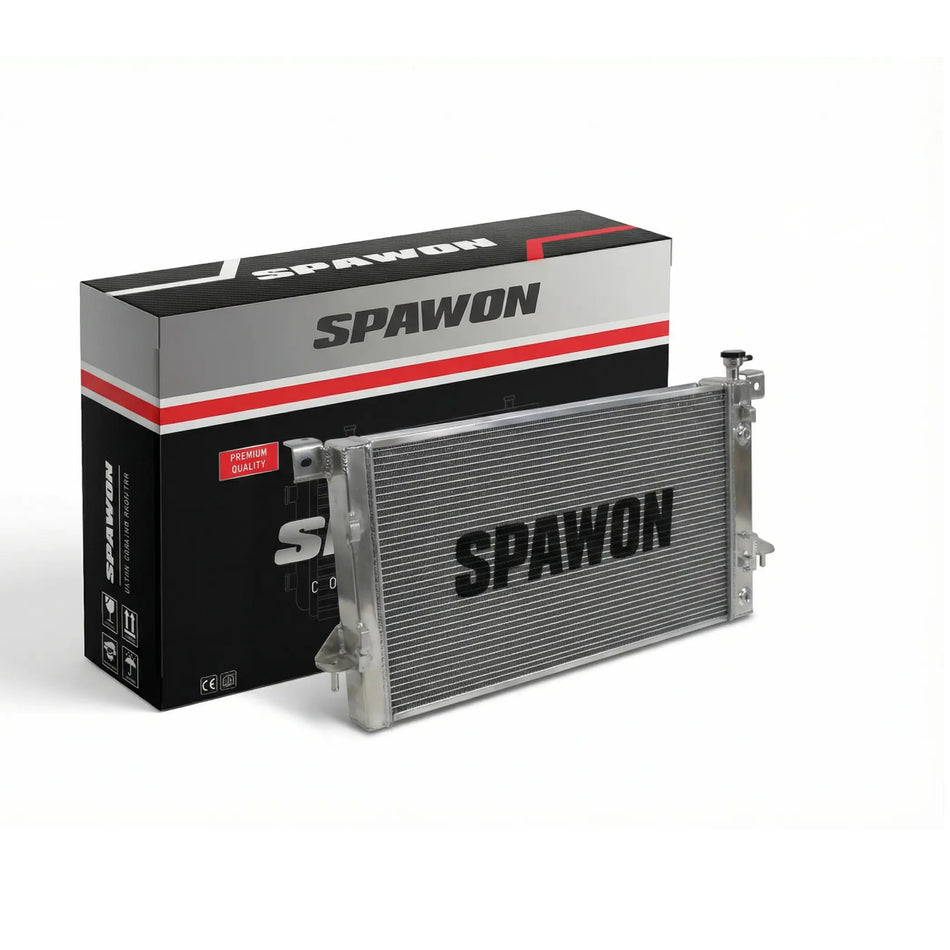 Spawon Aluminum Radiator for Ford Expedition, Ford F-150, Ford F-250 Super Duty, Ford F-350, Ford F-350 Super Duty, Ford Lobo 2008–2014 & Lincoln Navigator 2009–2014