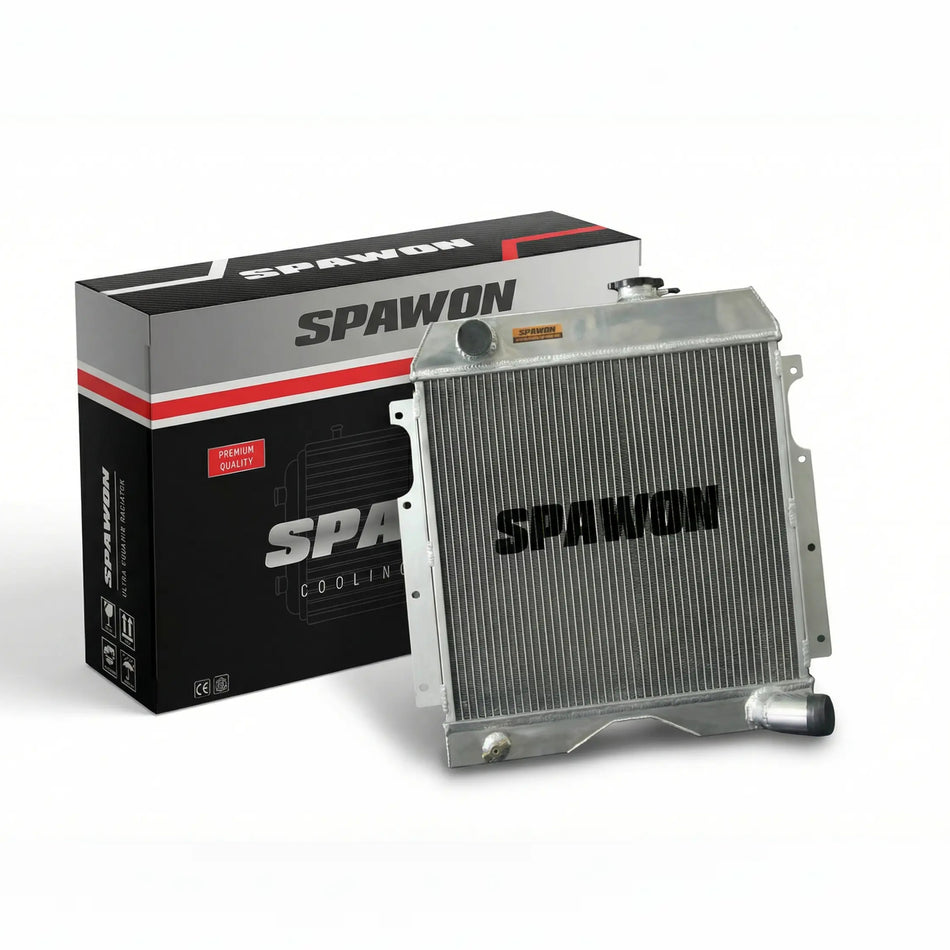 Spawon Aluminum Radiator for Willys Truck & Wagon 1954–1964